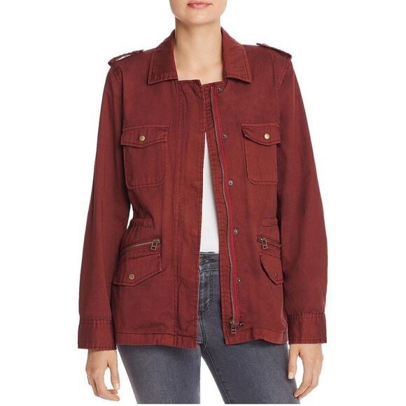 Lily Aldridge x Graham & Spencer Ruby Army Jacket - Picture 1 of 8